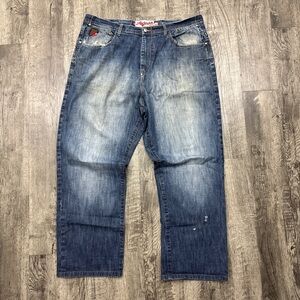 Vintage Y2K Akademiks Baggy Wide Leg Skater Jeans